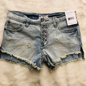 Free People jean shorts